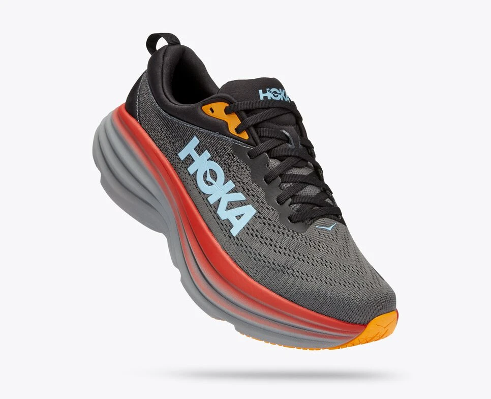 Men's HOKA Bondi 8 (Wide - 2E) - 1127953-ACTL 3 Men's HOKA Bondi 8 (Wide - 2E) - 1127953-ACTL - Image 3